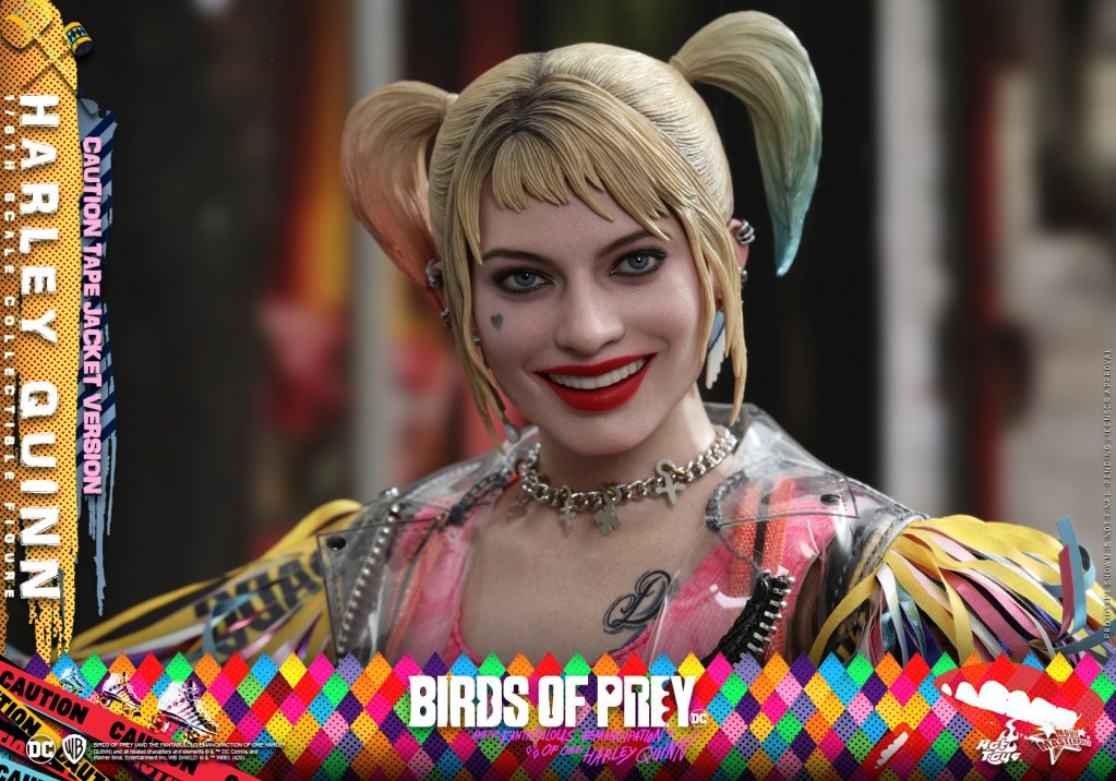 Фигурка Harley Quinn Caution Tape Jacket — Hot Toys MMS566 Birds of Prey (14).jpg