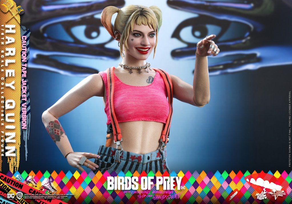 Фигурка Harley Quinn Caution Tape Jacket — Hot Toys MMS566 Birds of Prey (15).jpg