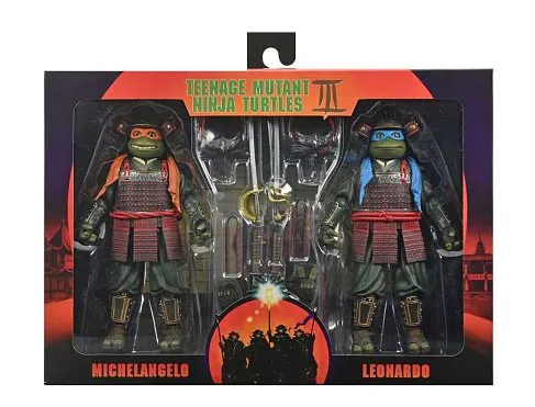 Фигурки Leonardo and Michelangelo — Neca Teenage Mutant Ninja Turtles Movie 3