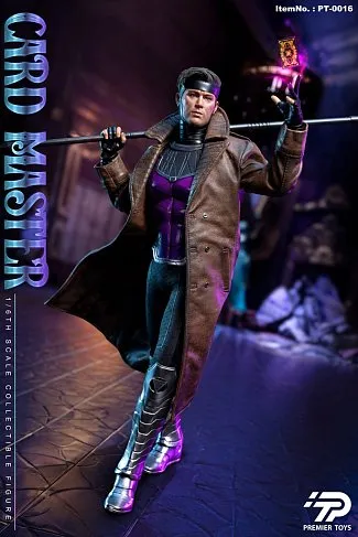 Фигурка Card Master Deadpool & Wolverine Gambit — Premier Toys PT-0016 1/6