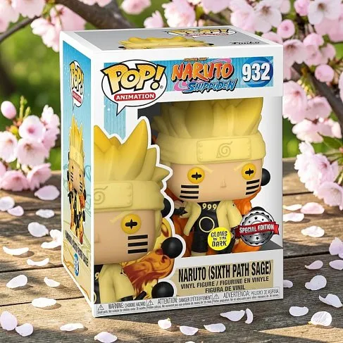 Фигурка Naruto Six Path Sage — Funko Pop! Vinyl Glow Exclusive 932