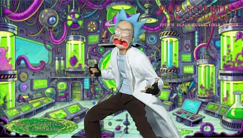 Фигурка Рик Санчез — Joy Man Toys JM006 Dr Cucumber 1/12