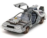 Модель ДеЛориан — Back to the Future 3 1982 DeLorean w Railroad Wheels 1/24 Limited Edition