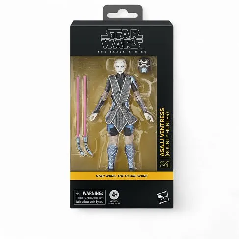 Фигурка Clone Wars Asajj Ventress Bounty Hunter — Hasbro Star Wars Black Series