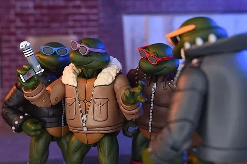 Фигурки Черепашки Ниндзя — Neca Punk Turtles 4-pack
