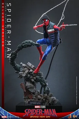 Фигурка Spider-Man Deluxe — Hot Toys MMS893 Spider-Man Brand New Day 1/6