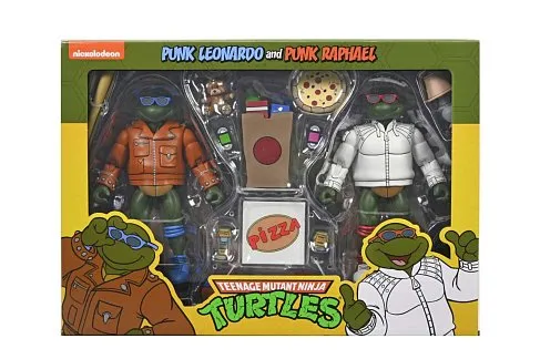 Фигурки Punk Leo and Punk Raph 2-pack — Neca Teenage Mutant Ninja Turtles Cartoon