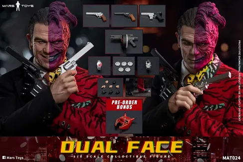 Фигурка Двуликий — Mars Toys MAT024 Two Face 1/6