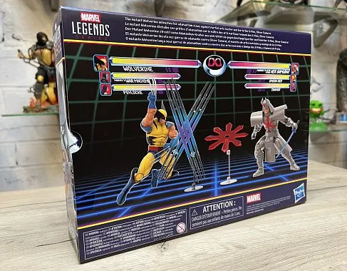 Фигурки Wolverine vs Silver Samurai — Hasbro Marvel Legends Gamerverse