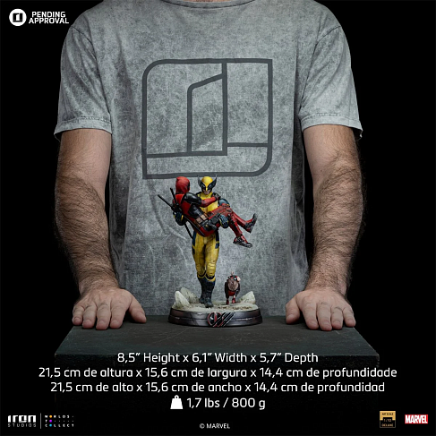 Фигурка Deadpool And Wolverine — Iron Studios 1/10 Deluxe