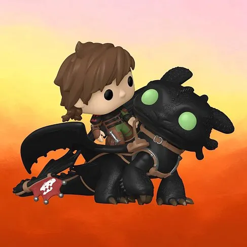 Фигурка How to Train Your Dragon 2 Hiccup with Toothless — Funko Pop Vinyl 123