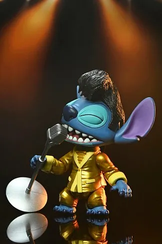 Фигурка Gold Suit Elvis Stitch Ultimate — Neca Disney Lilo & Stitch Figure