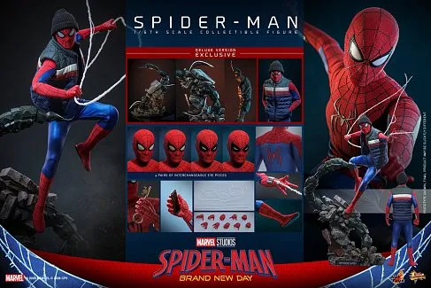 Фигурка Spider-Man Deluxe — Hot Toys MMS893 Spider-Man Brand New Day 1/6
