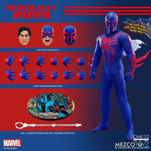 Фигурка Спайдермена Spider-man 2099 — Mezco One 12 Collective