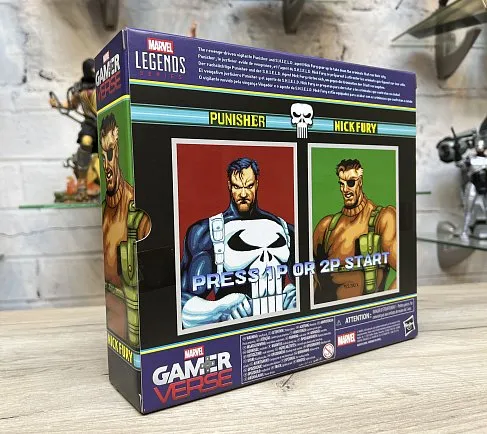 Фигурка Punisher and Nick Fury — Hasbro Marvel Legends Gamerverse