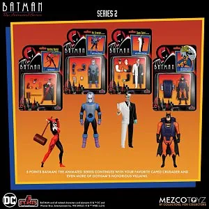 Фигурки Бэтмен — Mezco Toyz 5 Points Batman Animated Deluxe Set Series 2