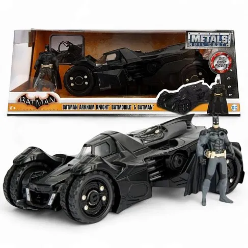 Модель Бэтмобиля — Batman Arkham Knight Diecast Model 1/24 Batmobile w figure