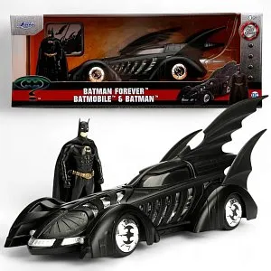 Модель Бэтмобиля — Batman Forever Diecast Model 1/24 Batmobile w figure