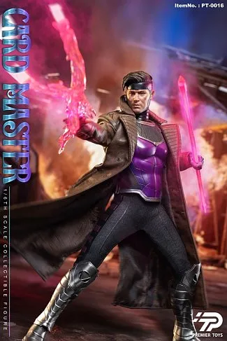 Фигурка Card Master Deadpool & Wolverine Gambit — Premier Toys PT-0016 1/6