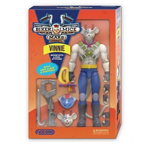 Фигурка Мыши-рокеры с Марса — Nacelle Biker Mice from Mars Vinnie Action Figure