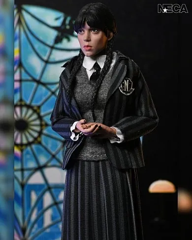 Фигурка Wednesday Addams and Enid Sinclair Nevermore Uniforms — Neca Clothed Action Figure