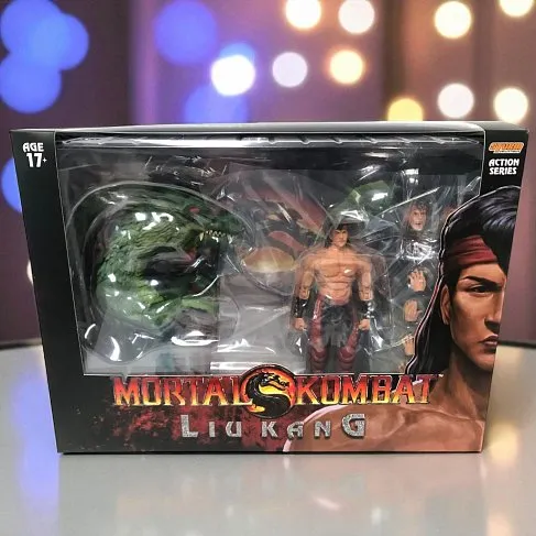 Фигурка Liu Kang and Dragon — Storm Collectibles Mortal Kombat 1/12 Set