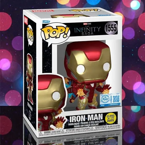 Фигурка Iron Man Exclusive — Funko Pop! Vinyl Plus Marvel Infinity Saga 1555