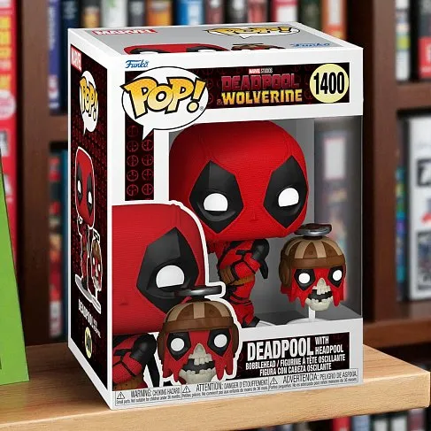 Фигурка Deadpool w Headpool — Deadpool & Wolverine Funko Pop! Vinyl 1400