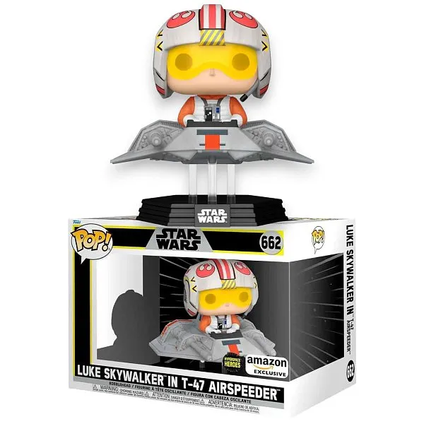 Фигурка Star Wars Luke Skywalker in T-47 Airspeeder Exclusive — Funko Pop! Vinyl Rides 662