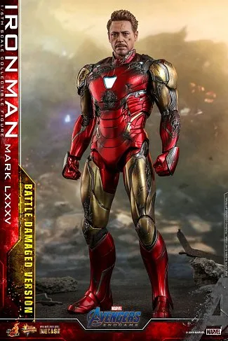 Фигурка Iron Man Mark LXXXV — Hot Toys Avengers Endgame Battle Damaged 1/6