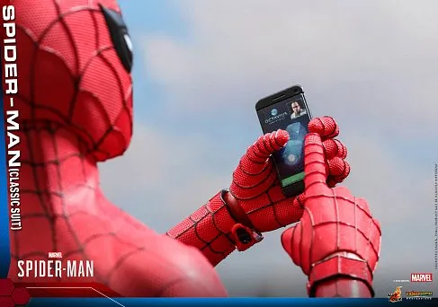 Фигурка Спайдермен — Hot Toys VGM48 Spiderman Classic Suit 1/6