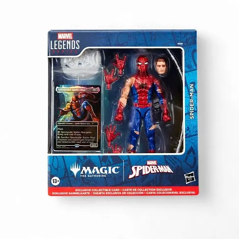 Фигурка Battle-Damaged Spiderman — Hasbro Marvel Legends Magic the Gathering Figure
