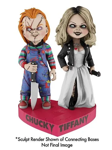 Башкотряс Чаки — Neca Head Knocker Chucky Heart Connect Base