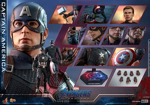 Фигурка Капитан Америка — Hot Toys MMS536 Captain America Avengers Endgame 1/6