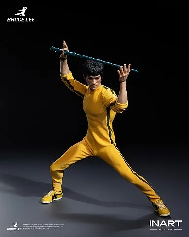 Фигурка Брюс Ли — Inart GyA036 Bruce Lee Yellow Jumpsuit 1/12