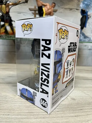 Фигурка Star Wars Mandalorian Paz Vizsla — Funko Pop! 666 BD