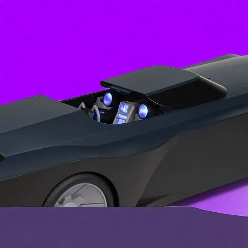 Модель Batmobile — McFarlane Toys Batman Animated Vehicle Gold Label