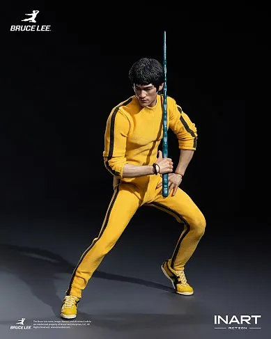 Фигурка Брюс Ли — Inart GyA036 Bruce Lee Yellow Jumpsuit 1/12