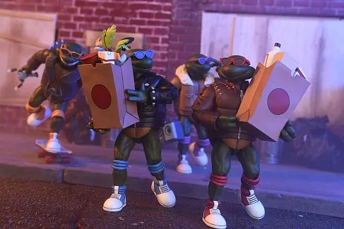 Фигурки Черепашки Ниндзя — Neca Punk Turtles 4-pack