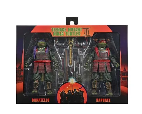 Фигурки Donatello and Raphael — Neca Teenage Mutant Ninja Turtles Movie 3
