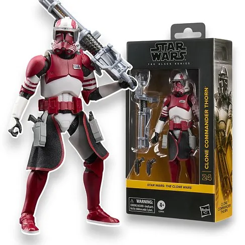 Фигурка Clone Wars Clone Commander Thorn — Hasbro Star Wars Black Series Figure