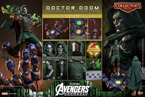Фигурка Doctor Doom (Ultimate) — Hot Toys MMS907 Avengers Doomsday 1/6