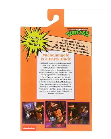 Фигурка Michelangelo VHS — Neca Teenage Mutant Ninja Turtles Cartoon Ultimate