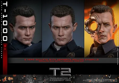 Фигурка T-1000 2.0 — Hot Toys MMS774 Terminator 2 1/6 Figure