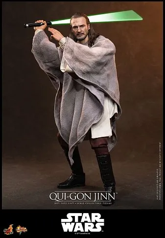Фигурка Qui-Gon Jinn — Hot Toys MMS880 Star Wars The Phantom Menace 1/6
