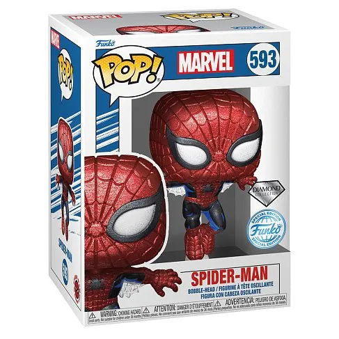 Фигурка Spiderman Diamond Exclusive — Funko Pop! Vinyl 593