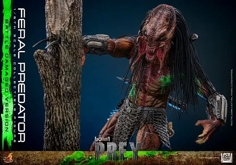 Фигурка Хищник Feral Predator Battle Damaged Version — Hot Toys TMS173 Prey 1/6