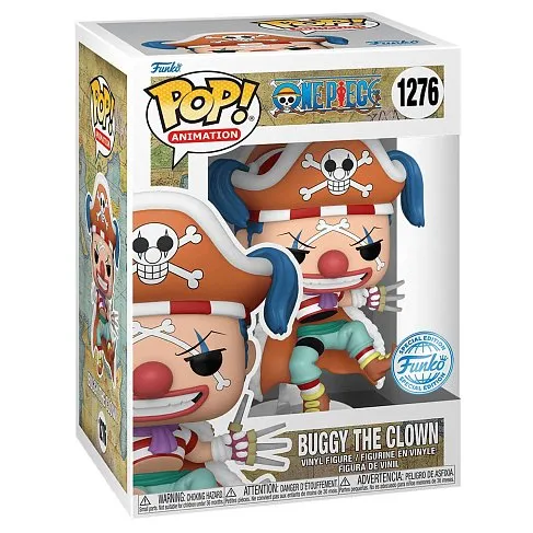 Фигурка One Piece Buggy the Clown Exc — Funko Pop! Vinyl Super 1276