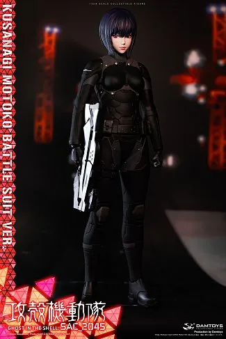 Фигурка Motoko Kusanagi Combat Suit — DamToys Ghost in the Shell SAC2045 1/6