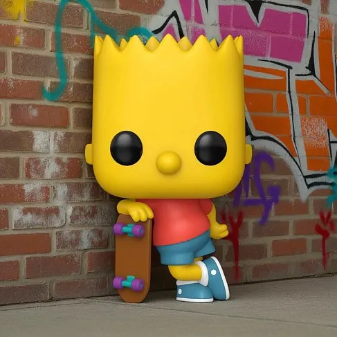 Фигурка Simpsons Bart Simpson w Skateboard — Funko Pop! Vinyl 1652